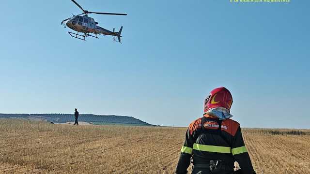 WhatsApp Image 2026 07 11 At 11.52.10 Due grossi incendi nell'oristanese: elicotteri in volo e campagne in cenere
