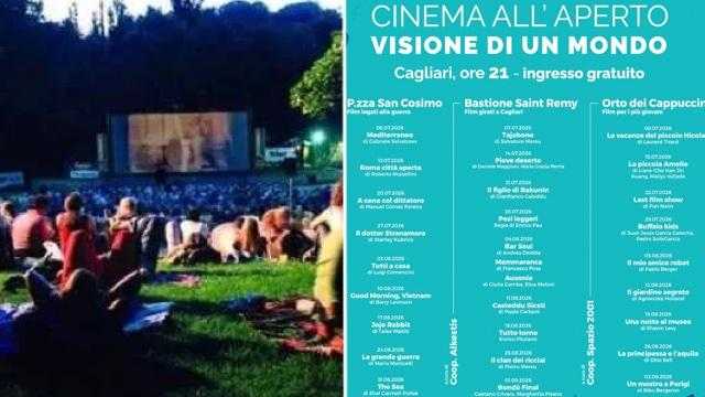 Estate cagliaritana, tutto pronto per il cinema all'aperto (gratis): ecco dove