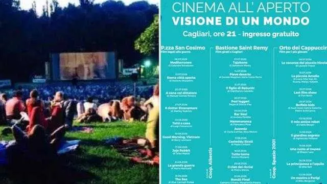 Estate cagliaritana, tutto pronto per il cinema all'aperto (gratis): ecco dove