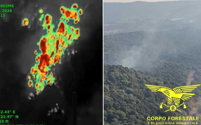 Sardegna tra incendi, afa e temporali: bonifiche per il rogo a Luras, allerta rossa per il caldo a Cagliari
