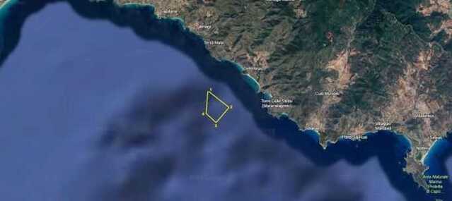 Quartu, interdetto tratto di mare fino al 30 settembre per i lavori del Tyrrhenian Link