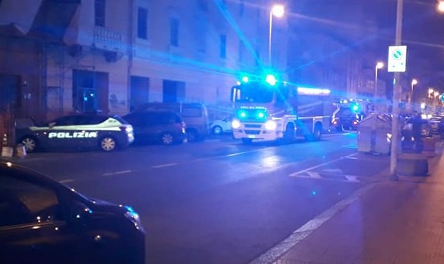 Auto Bruciata Viaòe SantAvendrace