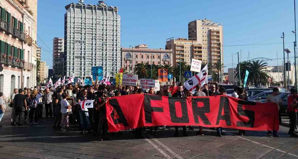 Corteo A Foras Contro Le Basi Militari