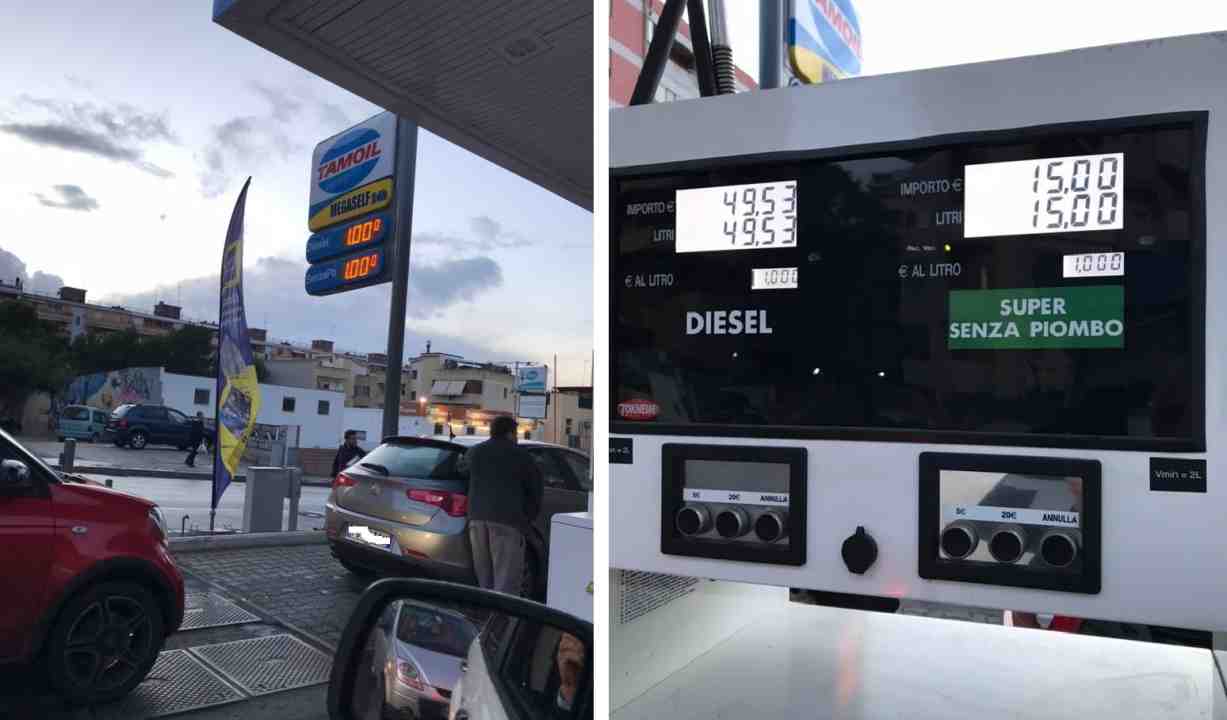 Distributore Benzina Un Euro