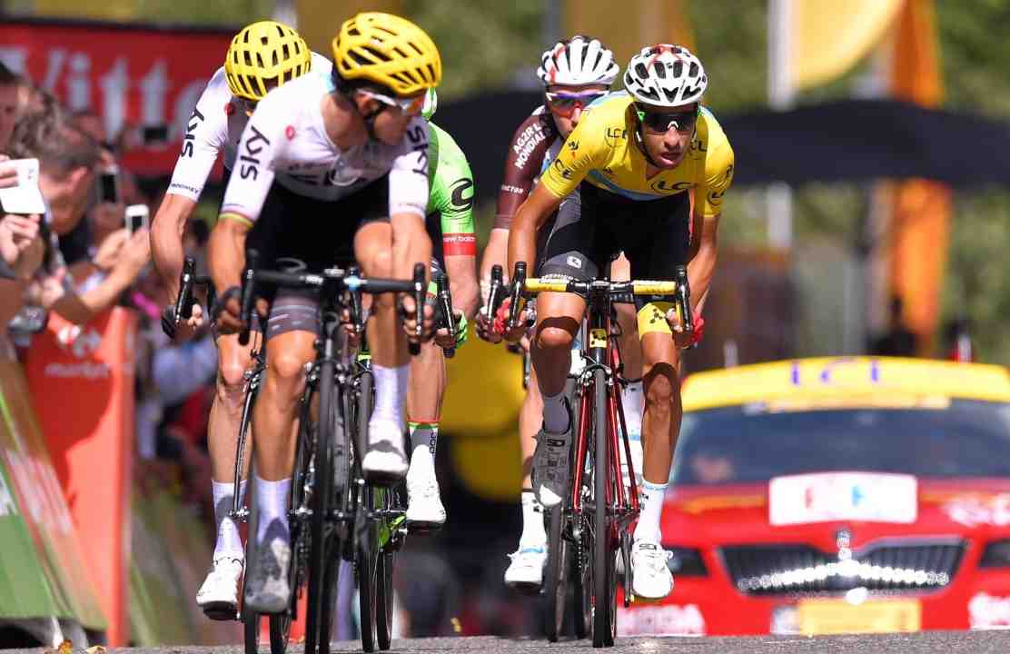 Fabio Aru In Maglia Gialla