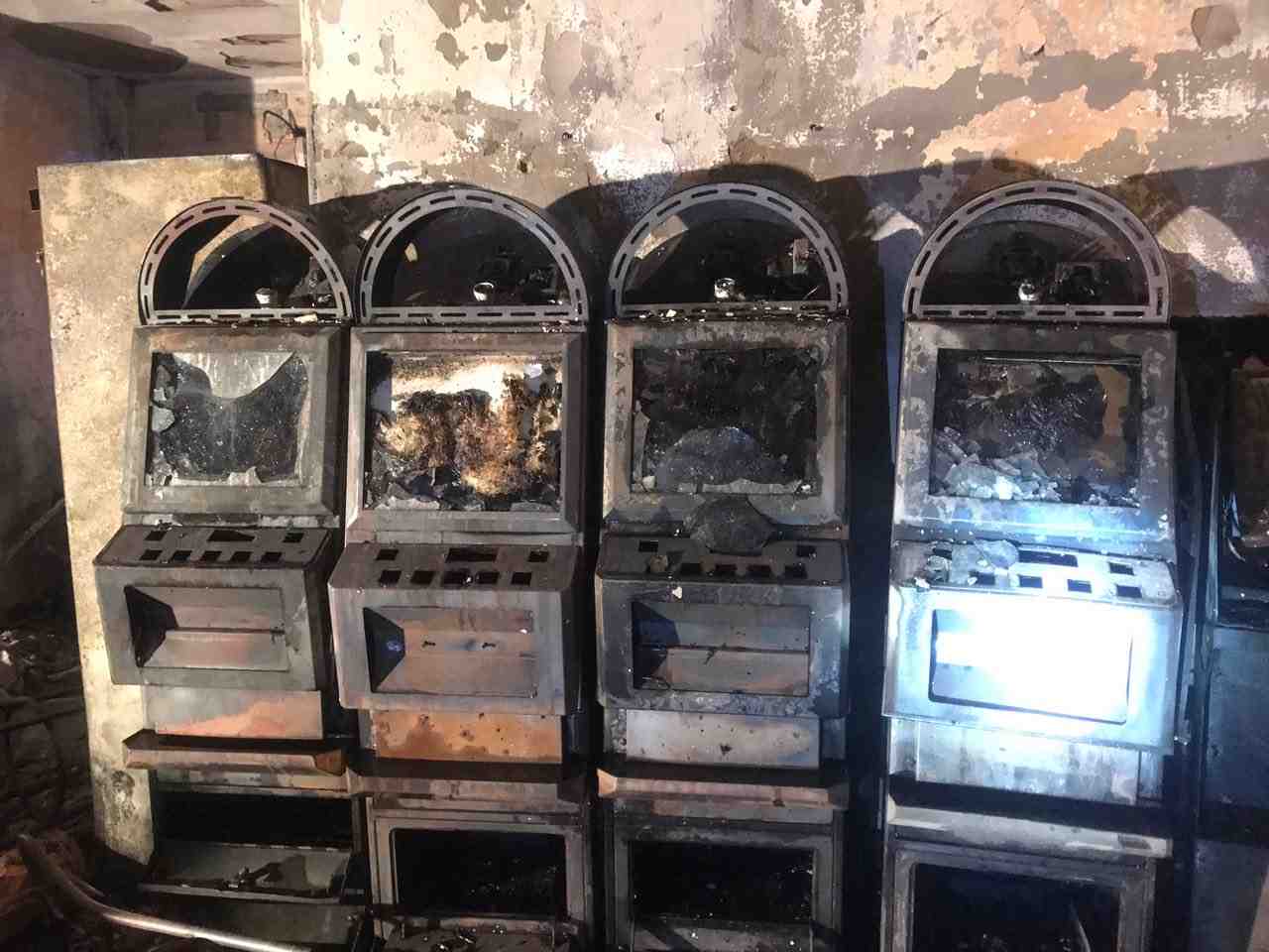 Incendio Bar Di Pirri Via Enrico Toti Interno 3