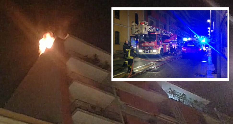 Incendio Via Bacaredda