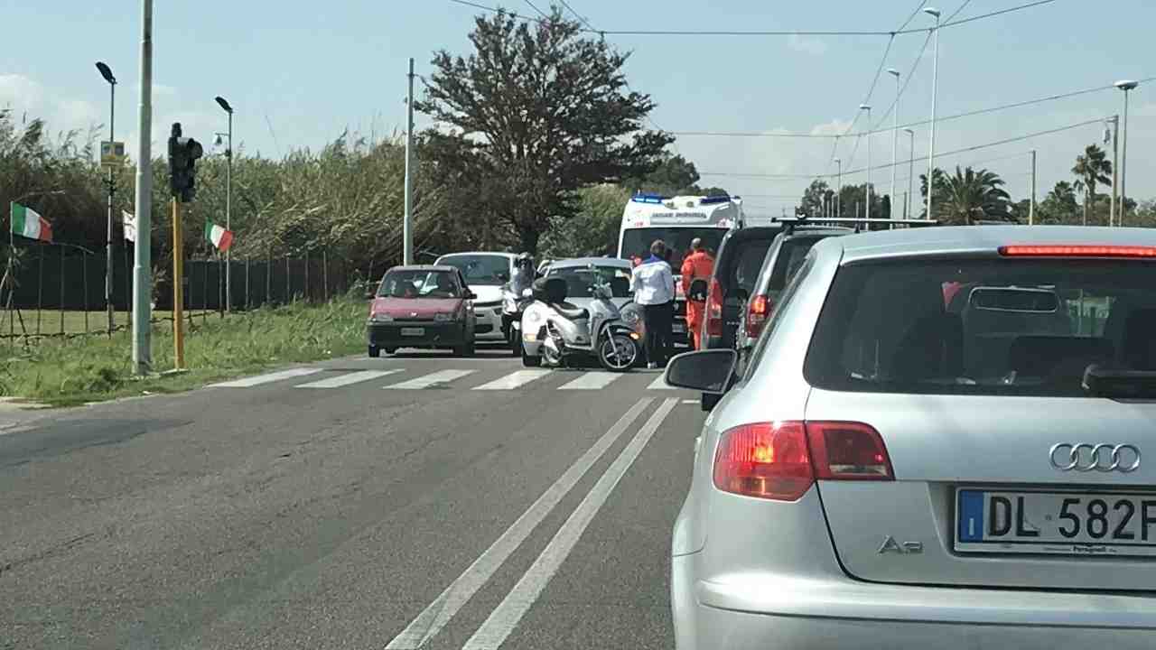 Incidente Viale Marconi Scooter