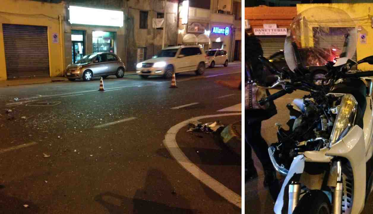 Incidente Viale SantAvendrace Viale Trieste