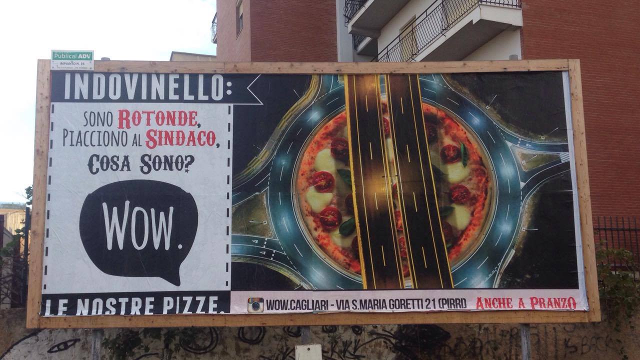 Manifesto Pizzeria Rotonde Cagliari 3