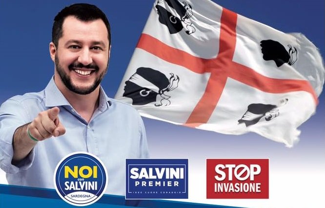 Matteo Salvini A Cagliari Tagliata