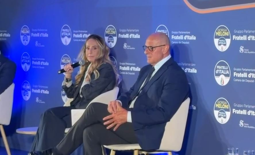 Meloni Cagliari La sorella della premier, Arianna Meloni a Cagliari: