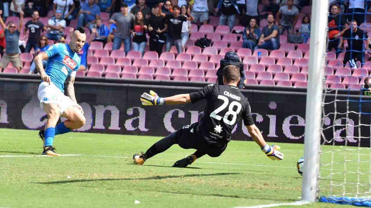 Napoli Cagliari Hamsik
