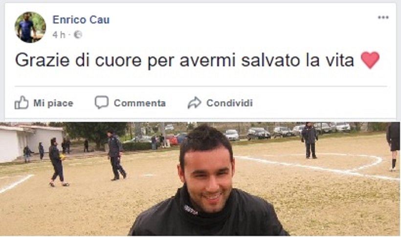 Ringrazimento Enrico Cau