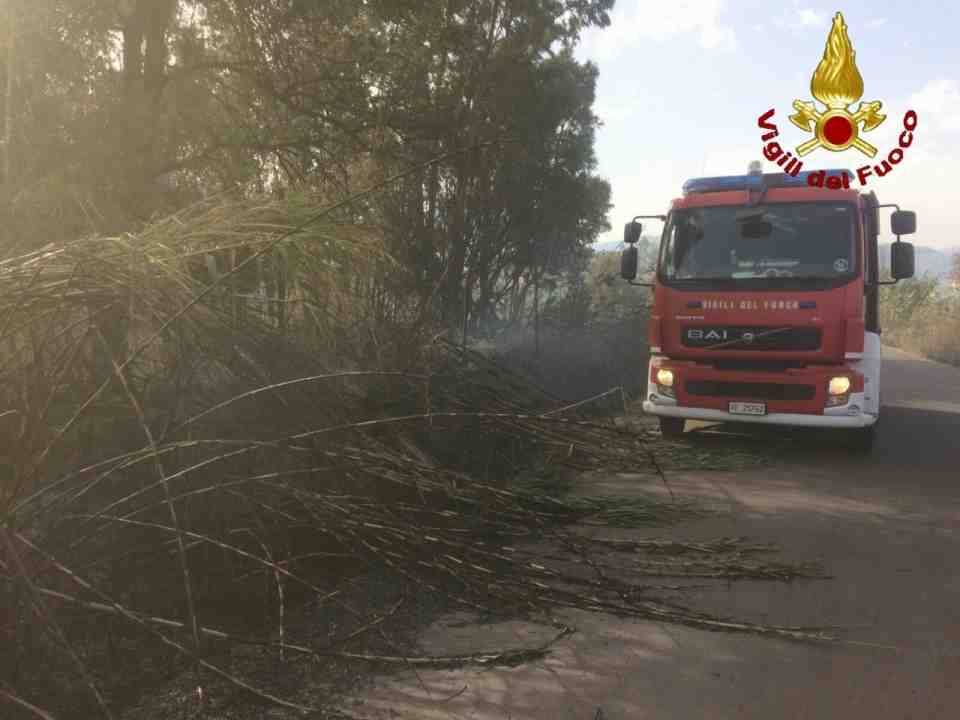 Villamassargia Incendio