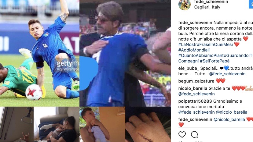 Barella Schermata Instagram