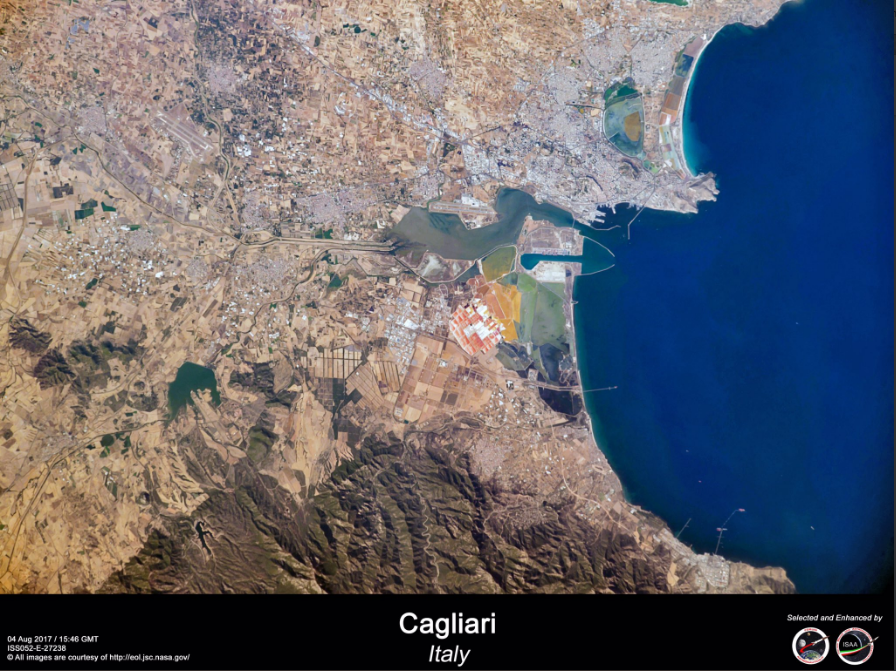 Cagliari Dallo Spazio1