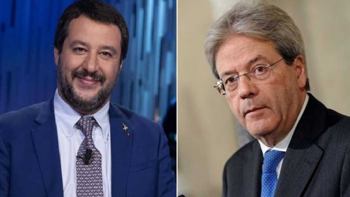 salvini-gentiloni-tweet-elezioni