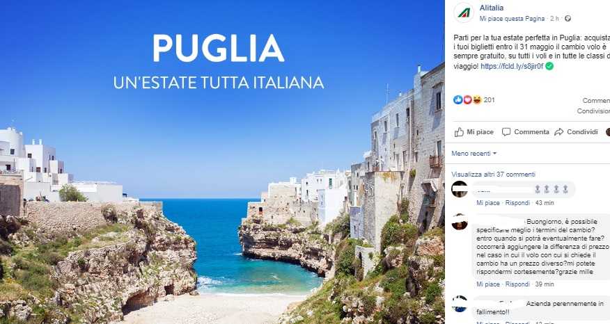 Alitalia-Puglia