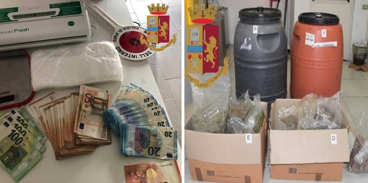 Sequestrati-63-chili-di-droga-a-Selargius