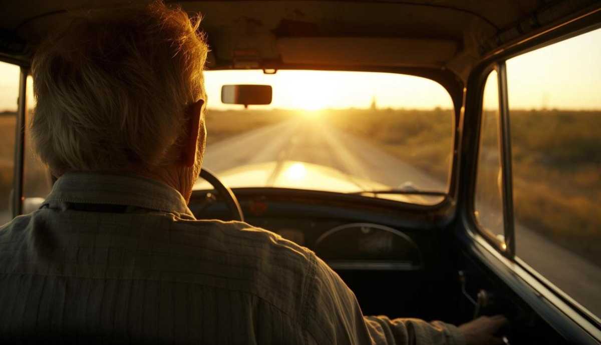 Anziano Al Volante Di Unauto Di Spalle IA anziano-al-volante-di-unauto-di-spalle-IA
