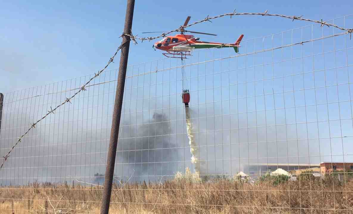 Incendio Viale Monastir